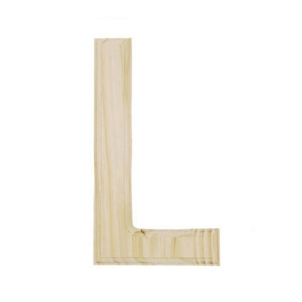 BestPysanky Unfinished Wooden Letter I 6 Inches